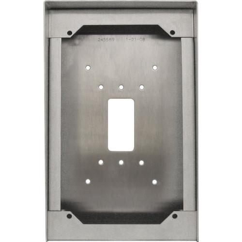 Aiphone SBX-AXDVF Stainless Steel Surface Mount Box for AX-DVF Video Door Station