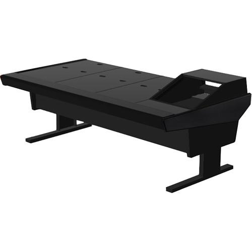 Argosy V1R Universal Workstation Desk with VR1003 10U Front, 3U Rear Rack Module