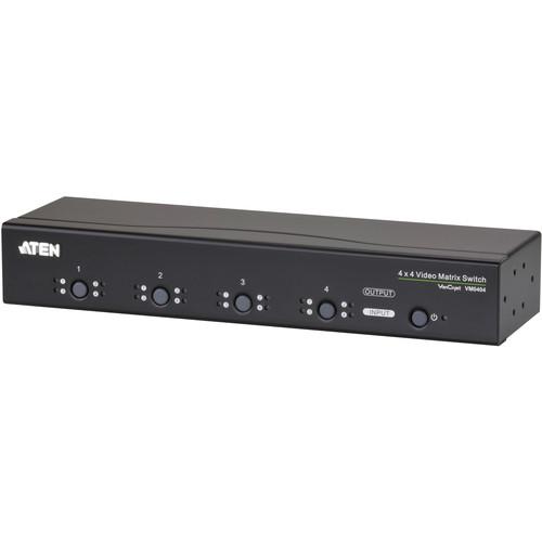 ATEN VM0404 4 x 4 Video Matrix Switch with Audio