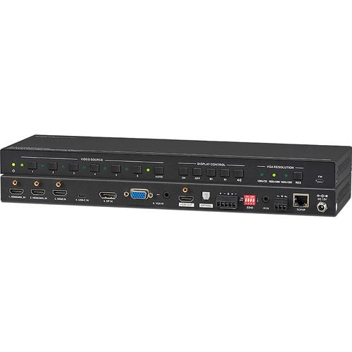 KanexPro HDSC61D-4K 6-Input Collaboration Switcher & Scaler with 4K HDMI Output