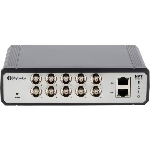NVT EC10 10-Port Ethernet and PoE over Coaxial Switch