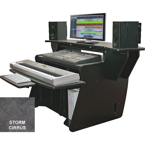 Omnirax NT2 Keyboard Composing Mixing Workstation with Sliding Monitor Bridge