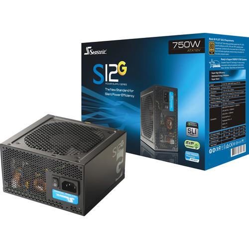 SeaSonic Electronics S12G Series SSR-750RT Active PFC F3 750W 80 PLUS Gold Certified Power Supply Unit