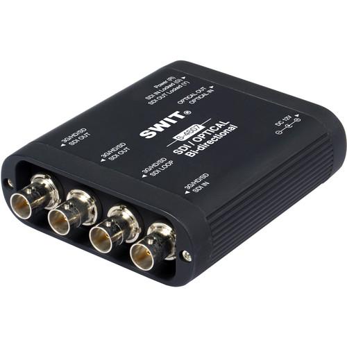 SWIT Portable Bi-Directional SDI to from Optical Fiber Converter