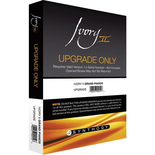 Synthogy Ivory II Grand Pianos Upgrade - Virtual Instrument