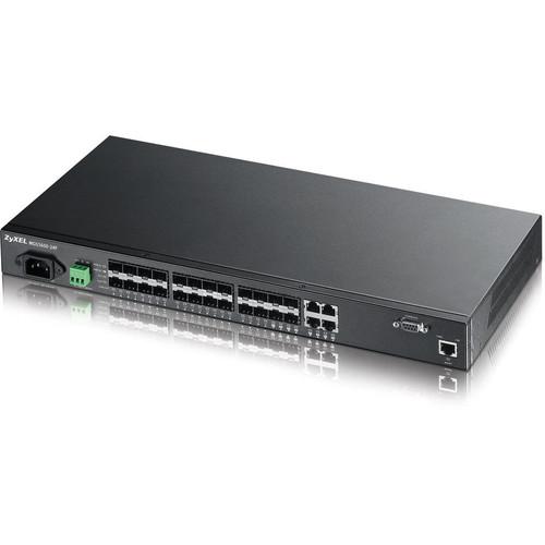 ZyXEL 20-Port GbE Fiber L2 Switch With Four GbE Combo Ports