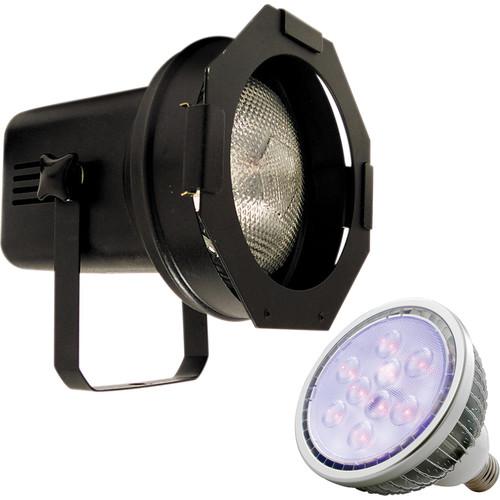 American DJ PAR 38 Can with Ultraviolet LED Blacklight Bulb Kit