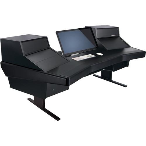 Argosy Dual 15 Workstation Desk with Two DR847 Front 12 RU & Rear 7 RU