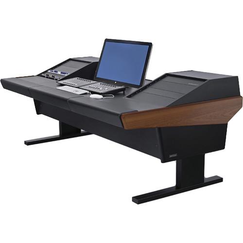 Argosy V2R Universal Workstation Desk with Two VR1003 10U Front, 3U Rear Module