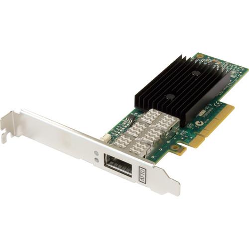 ATTO Technology FastFrame NQ41 QSFP Optical Single Port 40GbE PCIe 3.0 Network Adapter