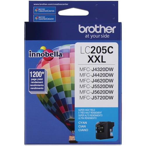 Brother LC205C Innobella Super High Yield XXL Series Cyan Ink Cartridge