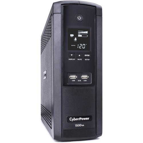 CyberPower BRG1500AVRLCD Intelligent LCD Series Uninterruptible Power Supply