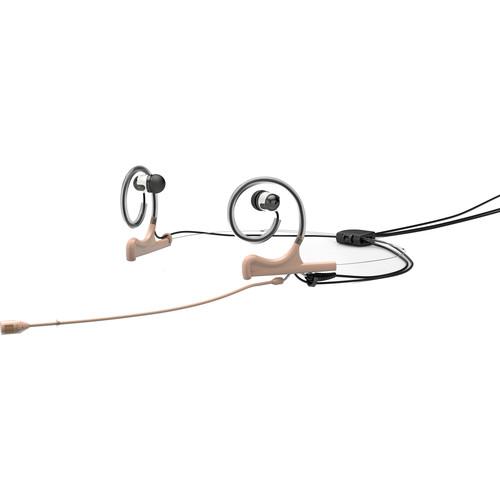 DPA Microphones d:fine 4088 In-Ear Broadcast Headset Mic, 2-Ear Mount, 2-In-Ear with MicroDot Connector