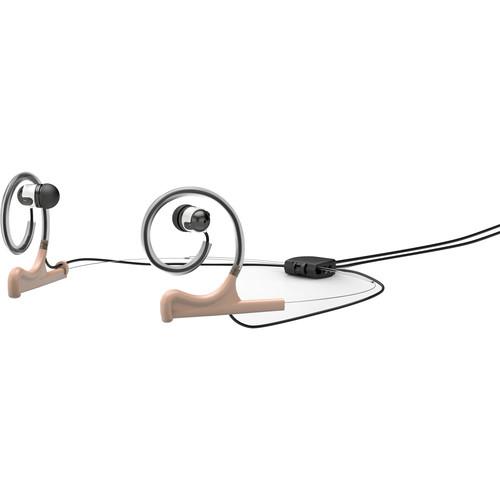 DPA Microphones d:fine In-Ear Broadcast Headset Mount, Dual-Ear, Dual In-Ear