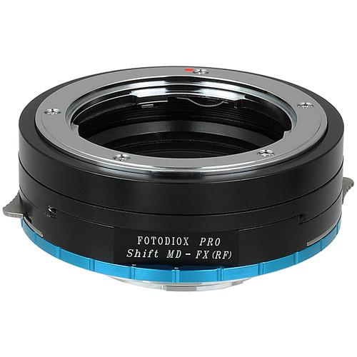 FotodioX Pro Lens Mount Shift Adapter for Minolta MD-Mount Lens to Fujifilm X-Mount Camera