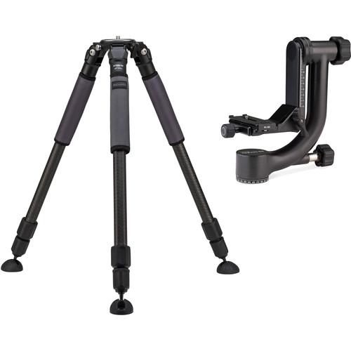 Induro GIT203 Grand Series 2 Stealth Carbon Fiber Tripod with Benro GH2C Carbon Fiber Gimbal Head Kit