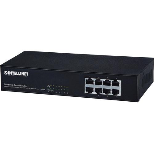Intellinet 8-Port Fast Ethernet PoE Switch