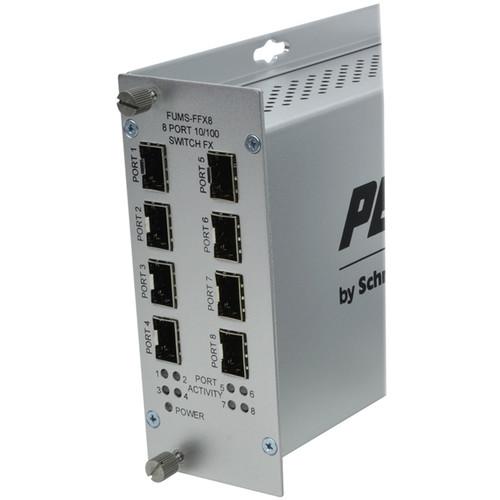 Pelco FUMS-F Series Fiber Optical 8-Port Unmanaged Switch