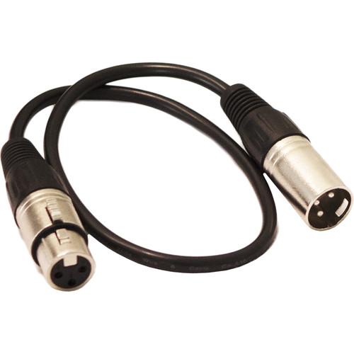 Que Audio Straight XLR Male-to-XLR Female Microphone Cable