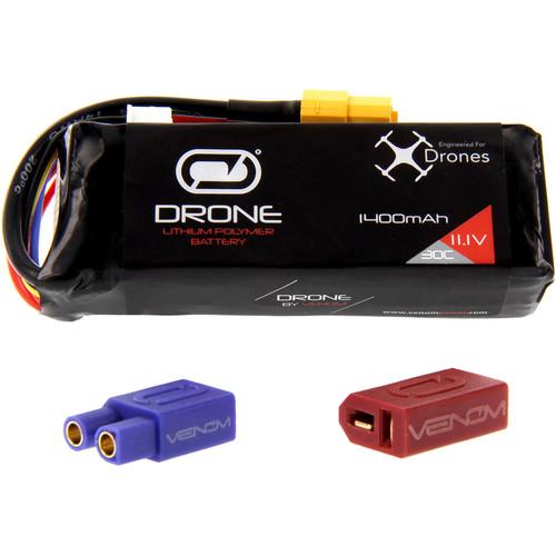 Venom Group 30C 3S 1400mAh 11.1V LiPo Drone Battery with Uni 2.0 Plug