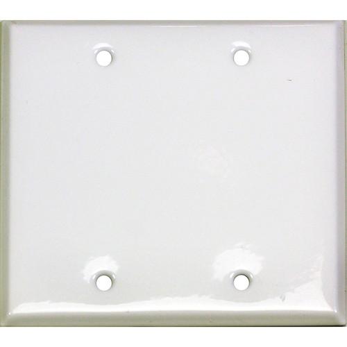Whirlwind 2-Gang Blank Wall Plate