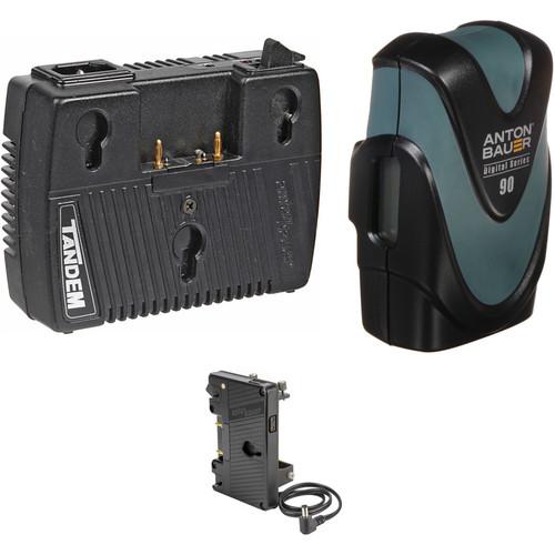 Anton Bauer Digital 90 Battery Kit for FS7 with Charger AC Adapter