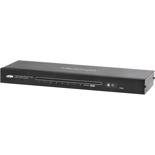 ATEN VS1808T 8-Port HD Video Audio Cat5e 6 Splitter with RS-232
