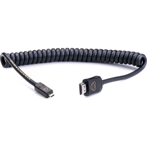 Atomos AtomFLEX HDMI Male to Micro-HDMI Male Coiled Cable