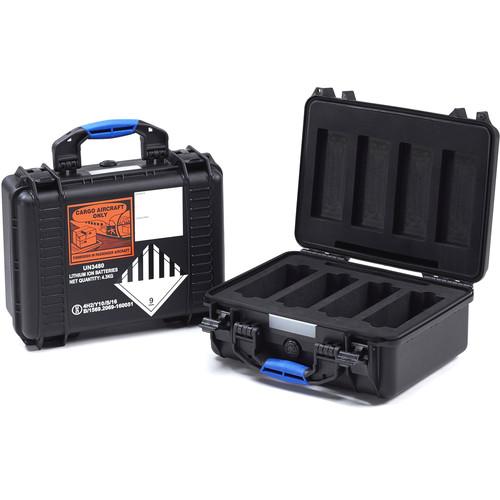 BLUESHAPE BX4 UN Certified Battery Flight Case for Four V-Mount Li-Ion Batteries