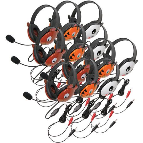 Califone 2810AV-12L Listening First Animal-Themed Stereo Headset