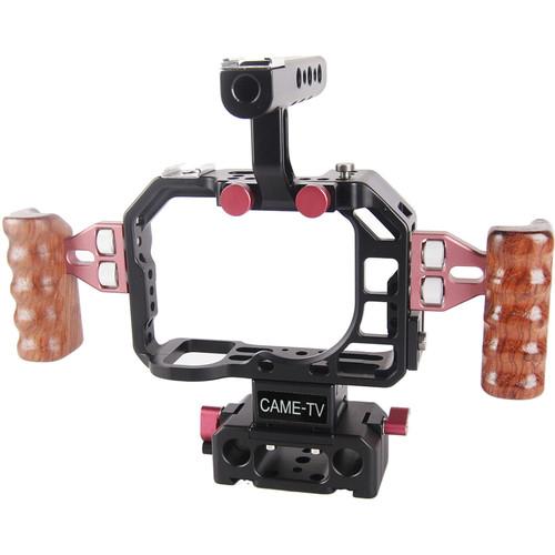 CAME-TV ILCE-7S Cage for Sony a7S with Side Wooden Handles