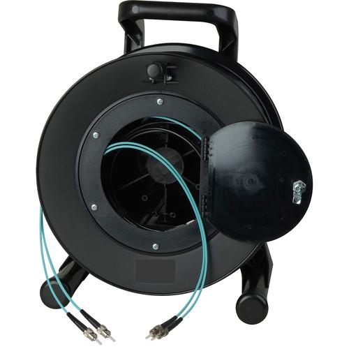 Camplex OM3 2-Ch Multimode Tactical Fiber ST Snake Cable Reel