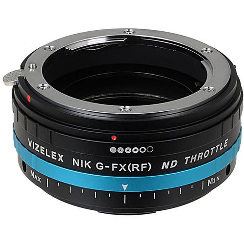 FotodioX Nikon F Lens to Fujifilm X-Mount Camera Vizelex ND Throttle Adapter