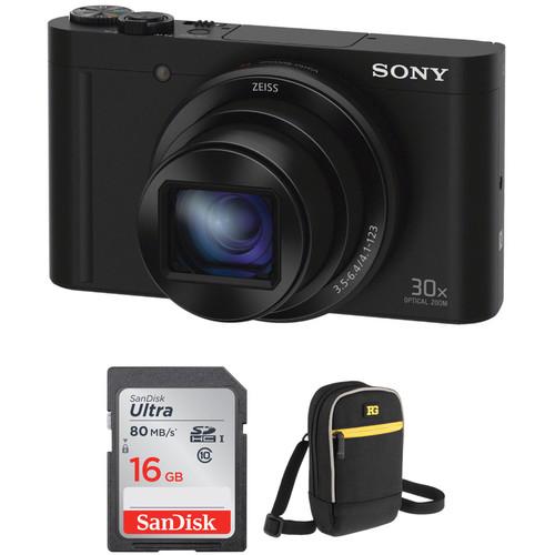 Sony Cyber-shot DSC-WX500 Digital Camera with Free Accessory Kit