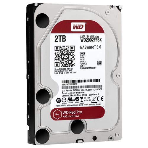 WD 2TB Red Pro 7200 rpm SATA III 3.5" Internal NAS HDD