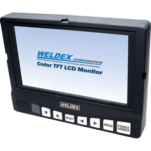 Weldex WDL-8003M 8" Color TFT LCD Monitor with Built-In Speaker Composite and VGA Input
