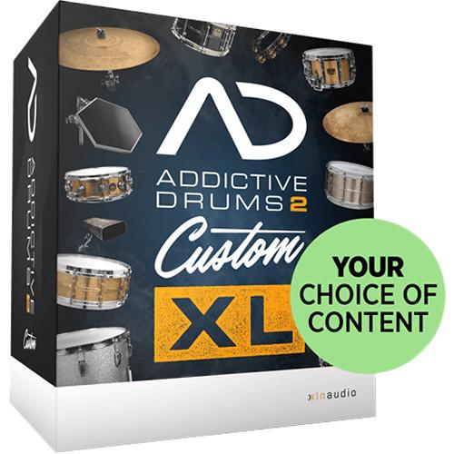 XLN Audio Addictive Drums 2: Custom XL with Choice of Content