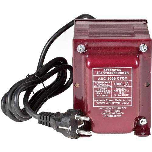 ACUPWR 1000W Step-Down Transformer for 220-240V Cooling Appliances