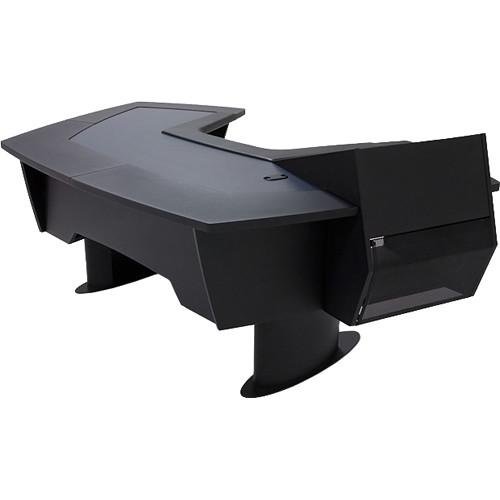 Argosy Aura 260 Personal Workstation Desk with 11 RU Space, Upper Left