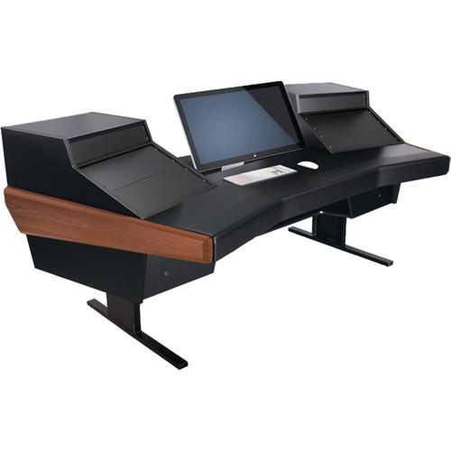 Argosy Dual 15 Workstation Desk with Two DR825 Front 10 RU & Rear 5 RU