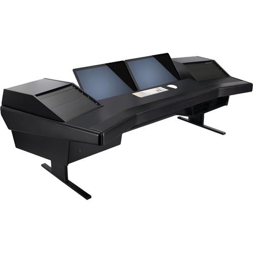 Argosy Dual 15L Workstation Desk with DR803 8 Front RU & 3 Rear RU