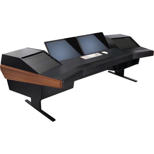 Argosy Dual 15L Workstation Desk with DR803 8 Front RU & 3 Rear RU