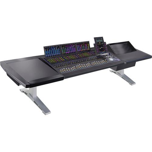 Argosy Eclipse 4-Bucket Console Workspace for Avid S6 Workstation with Left Side Desk Surface and Right Side 8 RU