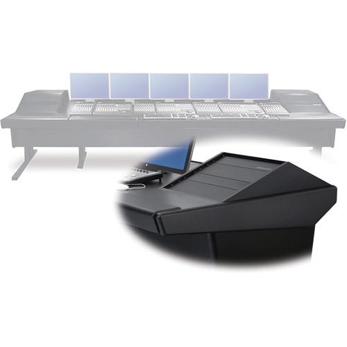Argosy V2RGE Universal Workstation Desk with Two VR1000 10 Upper Rack Module