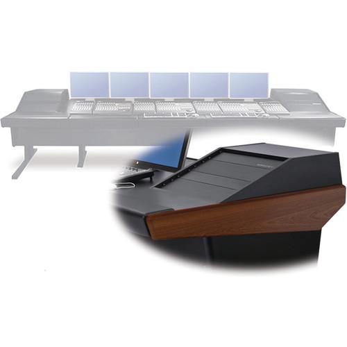 Argosy V2RGE Universal Workstation Desk with Two VR1003 10U Front, 3U Rear Module