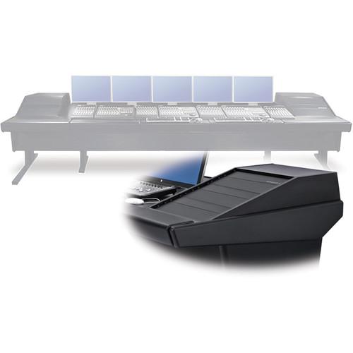 Argosy V2RGE Universal Workstation Desk with Two VR1503 15U Upper, 3U Rear Module