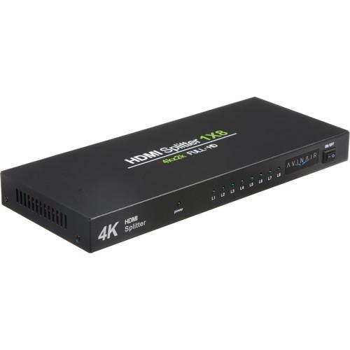 Avinair Spitfire Pro 1 x 8 HDMI Splitter with 4K x 2K Support