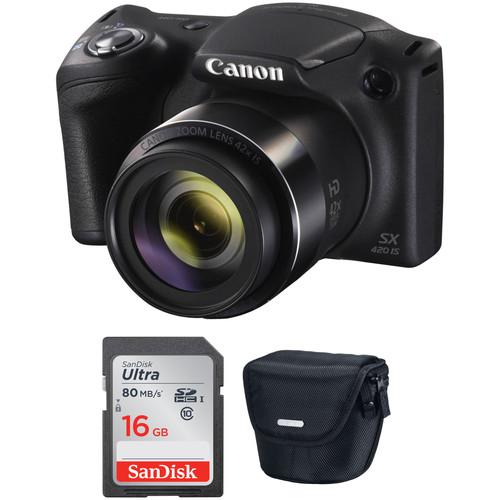 Canon PowerShot SX420 IS Digital Camera with Free Accessory Kit