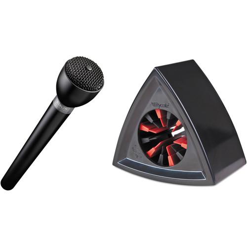 Electro-Voice 635L B Omnidirectional Broadcast Mic with Rycote Mic Flag Kit