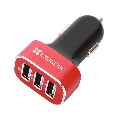 EXOGEAR ExoCharge Three-Port Car Charger